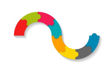 Infographic iş şablonu vektör çizim