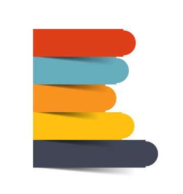 İş vektörü illüstrasyonu için bilgi şablonları. eps10