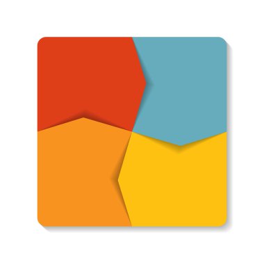 İş vektörü illüstrasyonu için bilgi şablonları. eps10