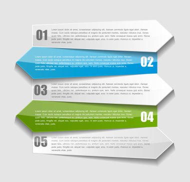 Infographic şablonları iş için