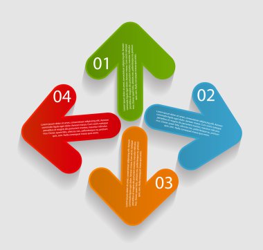 Infographic şablonları iş için