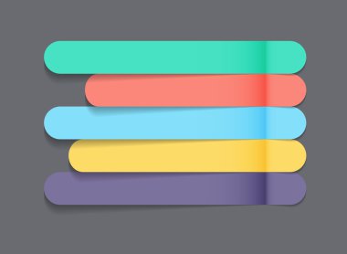 İş vektörü illüstrasyonu için bilgi şablonları. eps10