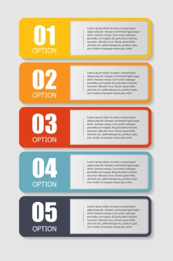 İş vektörü illüstrasyonu için bilgi şablonları. eps10