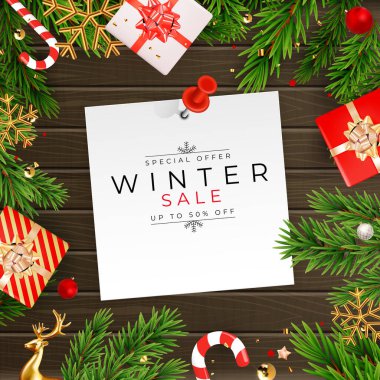 Noel Tatil Partisi Geçmişi. Mutlu yıllar ve Mutlu Noeller Poster Şablonu. Vektör Illustration EPS10