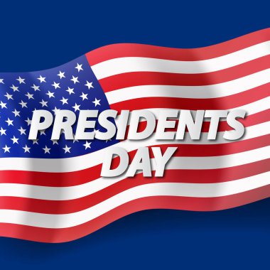 ABD Başkanı Bayram Partisi Geçmişi. Vektör Illustartion