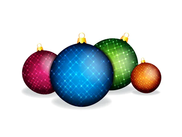 Christmas balls — Stock Vector