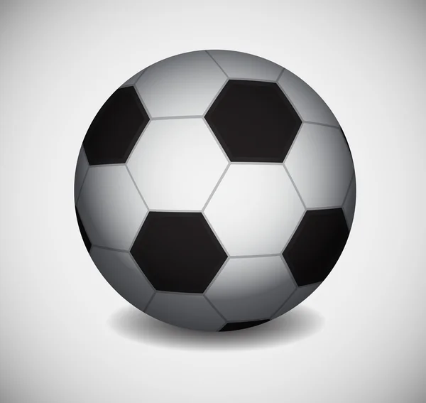 Icono de pelota de fútbol — Vector de stock