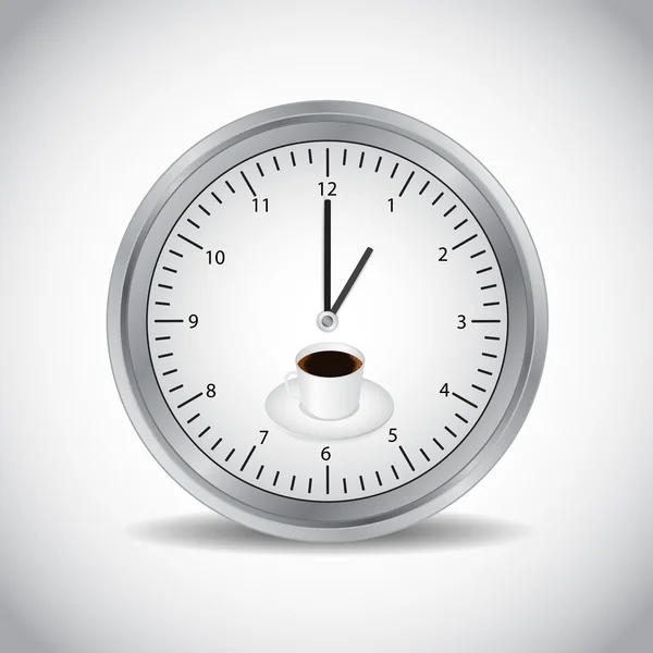 Icon of clock — Stock Vector