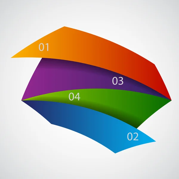 Modelo infográfico —  Vetores de Stock