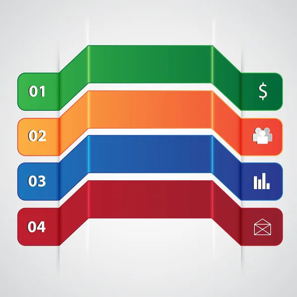 Infografik-Vorlage — Stockvektor