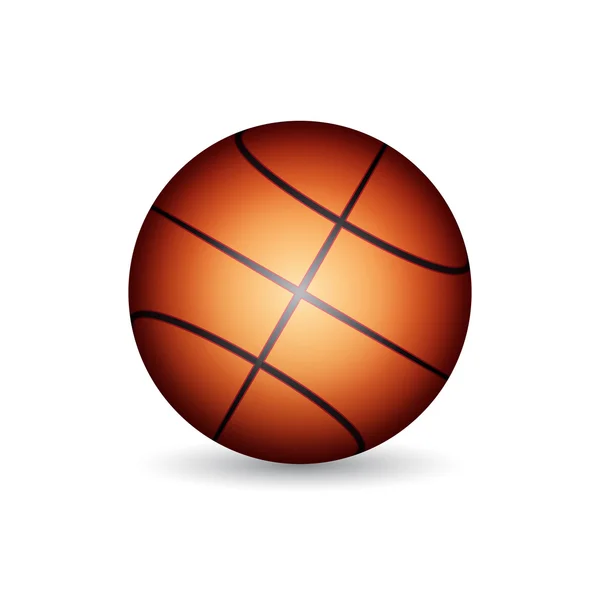 Баскетбольний м'яч — стоковий вектор