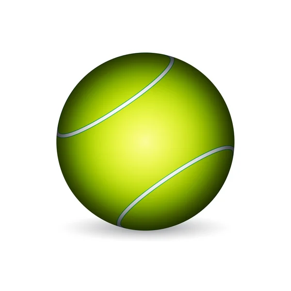 Pelota de tenis — Vector de stock