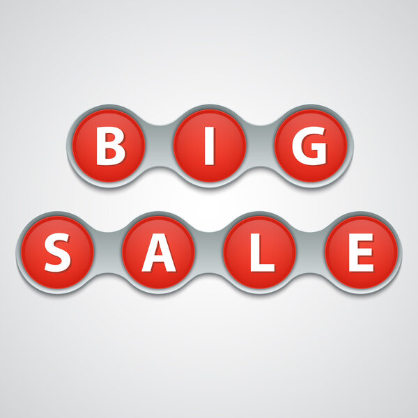 Большая бирка продаж
