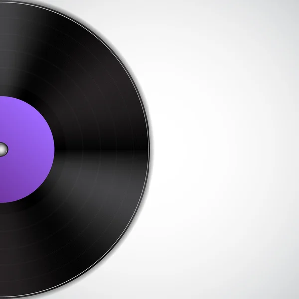 Achtergrond met vinyl record — Stockvector