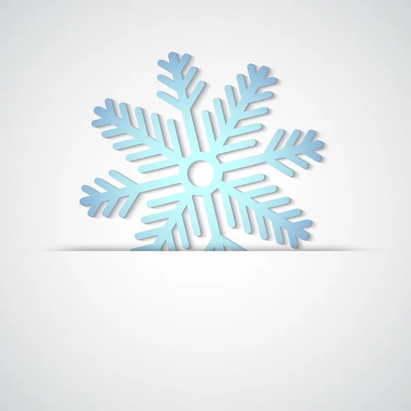 Background with snowflake — Stock Vector