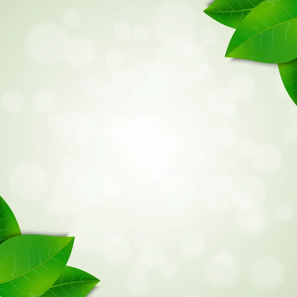 Zielone liście tło — Wektor stockowy