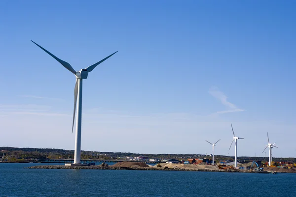 Wind turbine - green energy — Stock Photo, Image