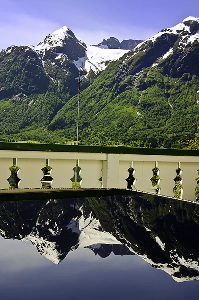 Sanatsal Norveç görünümü — Stok fotoğraf