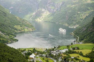geiranger Norveç Fiyordu