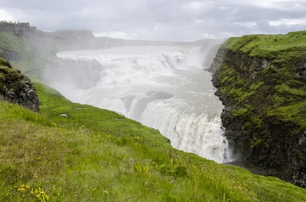 冰岛金圈-gullfoss — 图库照片