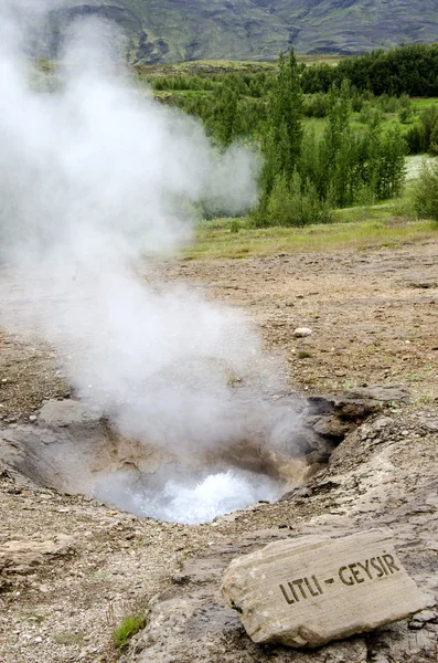 아이슬란드-Litli Geysir-골든 서클 — 스톡 사진