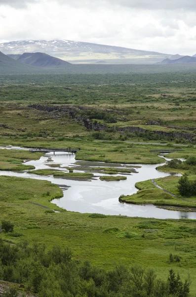 IJsland - thingvellir nationaal park - gouden cirkel — Stockfoto