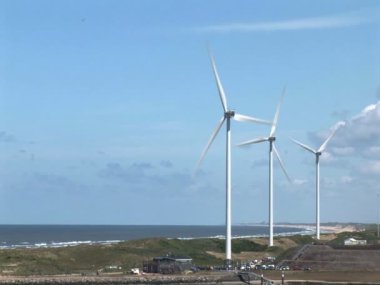 Rüzgar Türbini - yeşil enerji - endüstriyel IJmuiden bağlantı noktası