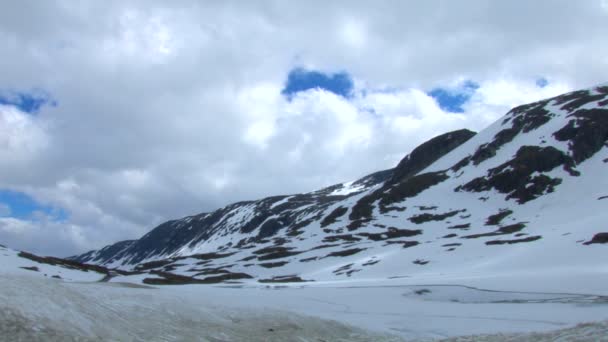 Norway hellesylt - geiranger panorama reiseziel nordeuropa - zeitraffer — Stockvideo