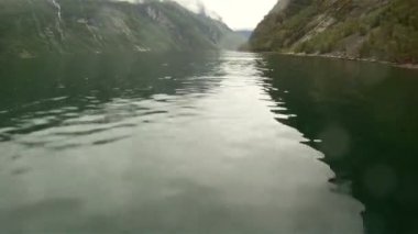 tekne - geiranger fiyortları - Norveç kaburga