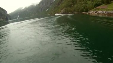 tekne - geiranger fiyortları - Norveç kaburga