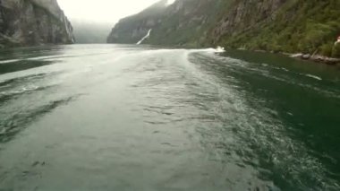 tekne - geiranger fiyortları - Norveç kaburga
