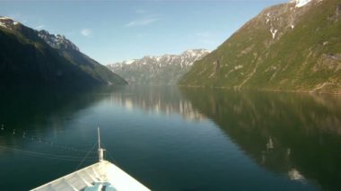 yelkenli ile Norveç Fiyordları