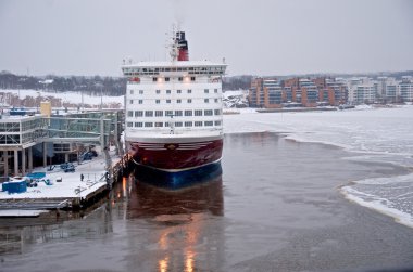 Viking line - gemi - turku bağlantı noktası