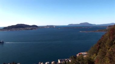 Norveç - alesund panoramik - seyahat hedef - Kuzey Avrupa