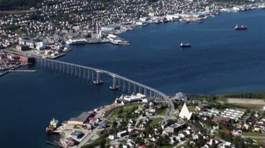 Norveç - tromso panoramik - seyahat hedef - Kuzey Avrupa