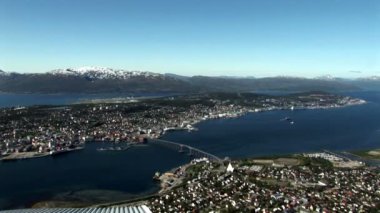 Norveç - tromso panoramik - seyahat hedef - Kuzey Avrupa