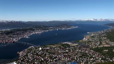 Norveç - tromso panoramik - seyahat hedef - Kuzey Avrupa