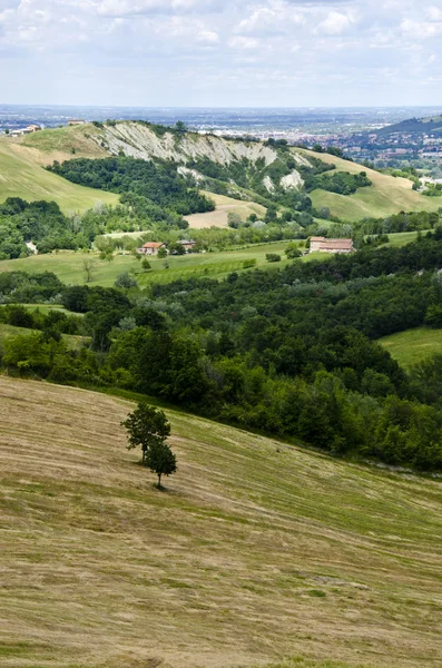 Italia Veduta idilliaca dalla collina — Foto Stock