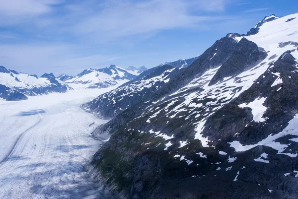 Alaska, veduta aerea delle montagne — Foto Stock