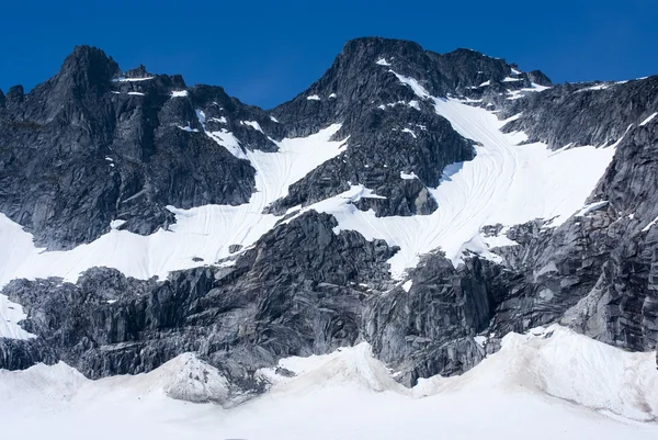 Alaska, luchtfoto van berg — Stockfoto