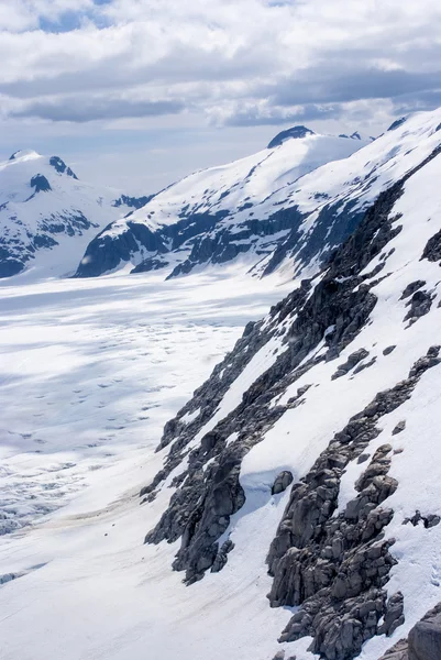 Alaska, vue aérienne de la montagne — Photo
