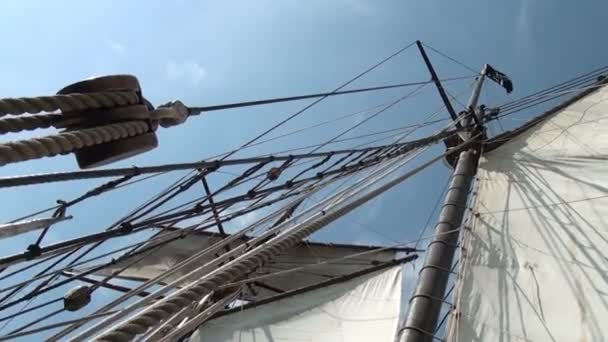 Nautical vessel - Sailboat mast - Part 5 — Stock Video