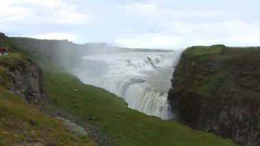 İzlanda-golden circle - gullfoss - altın düşer