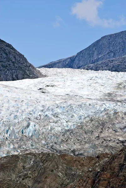 米国アラスカ州 - メンデン ホール氷河 - テクスチャ — ストック写真