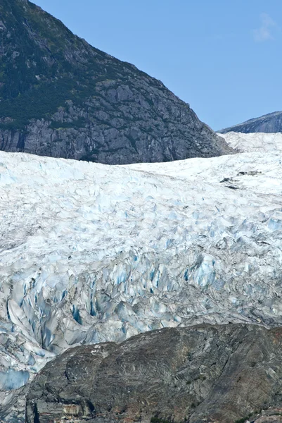 USA alaska - mendenhall glacier - tekstura — Zdjęcie stockowe