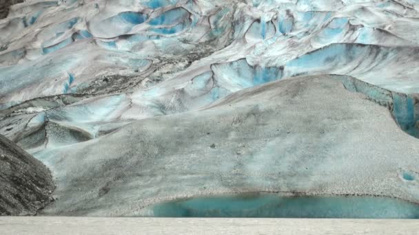 Alaska - davidson gletsjer — Wideo stockowe