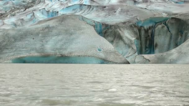 Alaska - Glaciar Davidson — Vídeo de stock