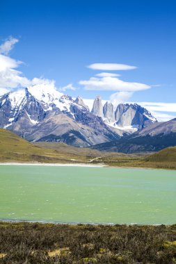 Torres del Paine National Park - Beautiful natural landscape clipart