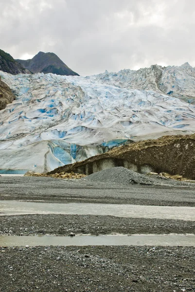Alaska - davidson gletsjer — Zdjęcie stockowe