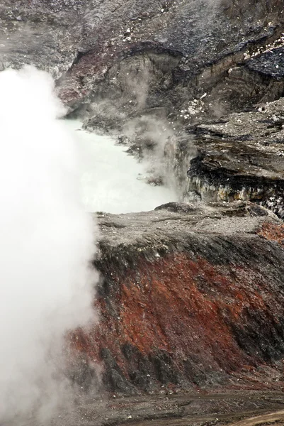 Poás Volcano Crater — Stockfoto